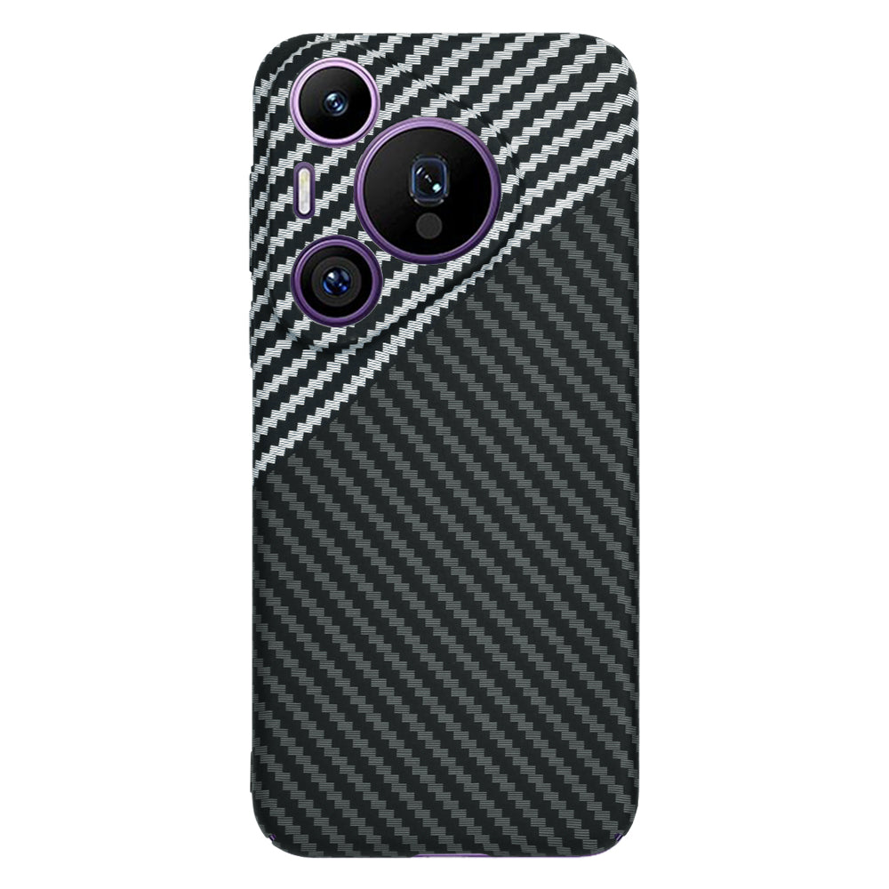 Ovitek za Huawei Pura 70 Pro, Techsuit, Carbonite FiberShell, Črno Siva