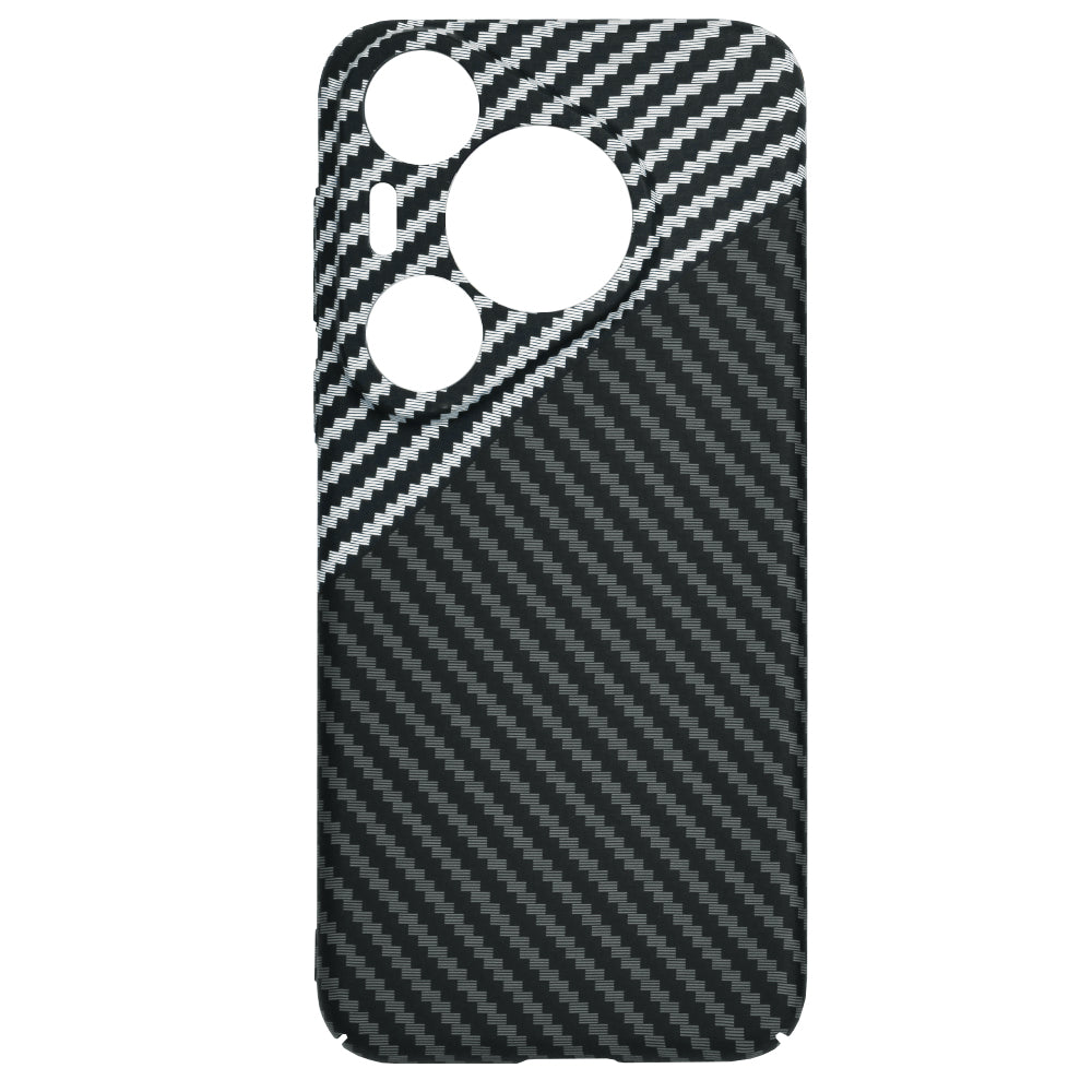 Ovitek za Huawei Pura 70 Pro, Techsuit, Carbonite FiberShell, Črno Siva