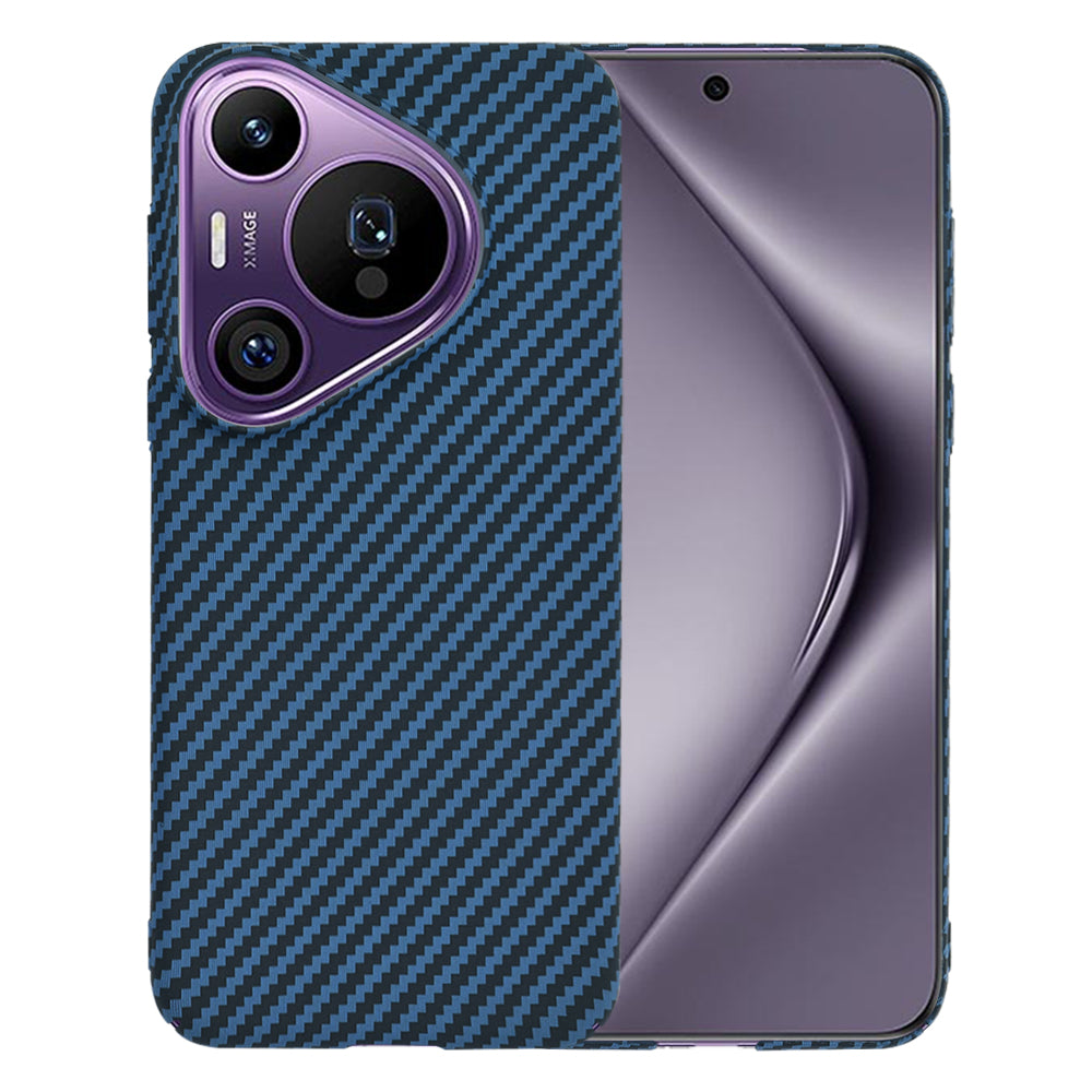 Ovitek za Huawei Pura 70 Pro, Techsuit, Carbonite FiberShell, Turkizna