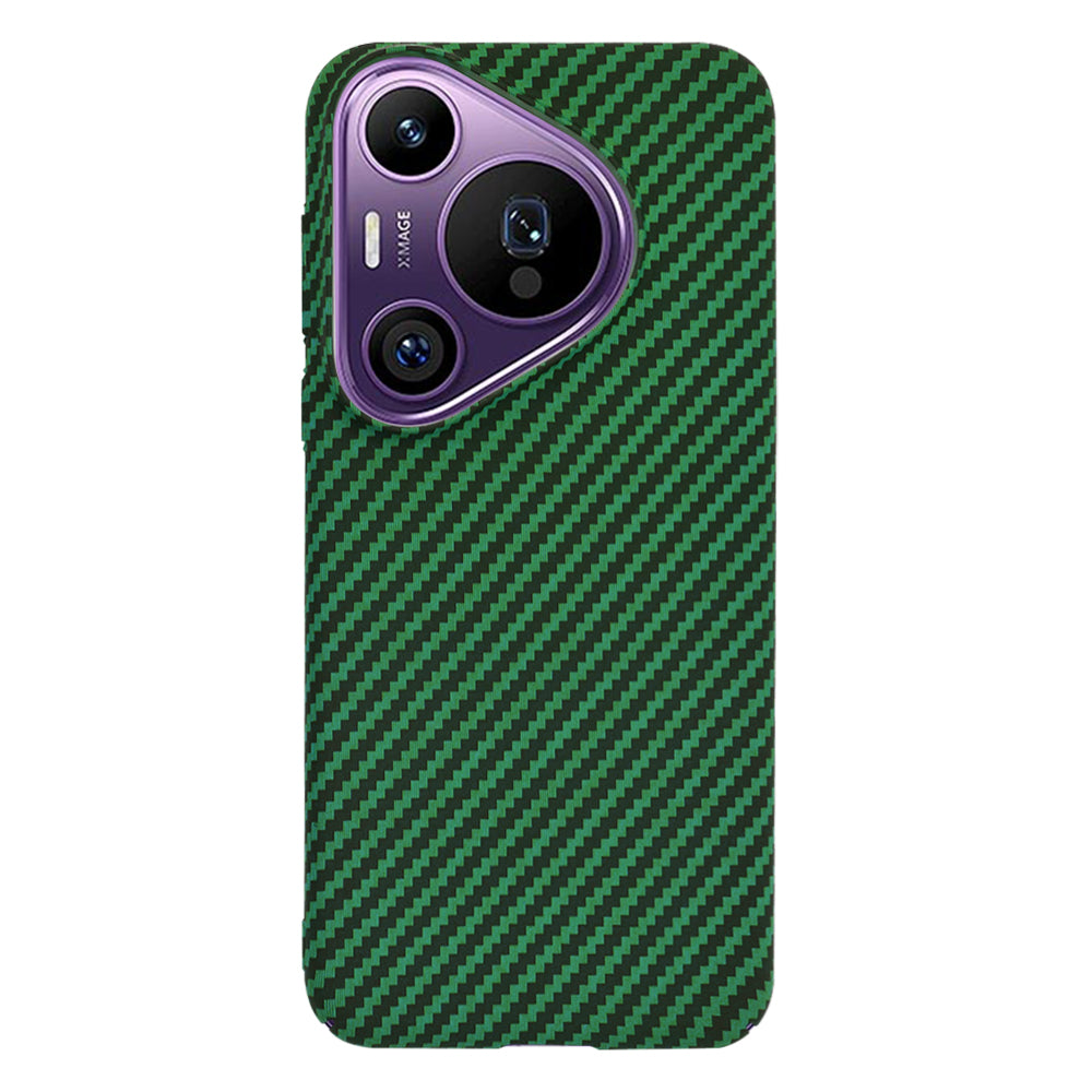 Ovitek za Huawei Pura 70 Pro, Techsuit, Carbonite FiberShell, Zeleno