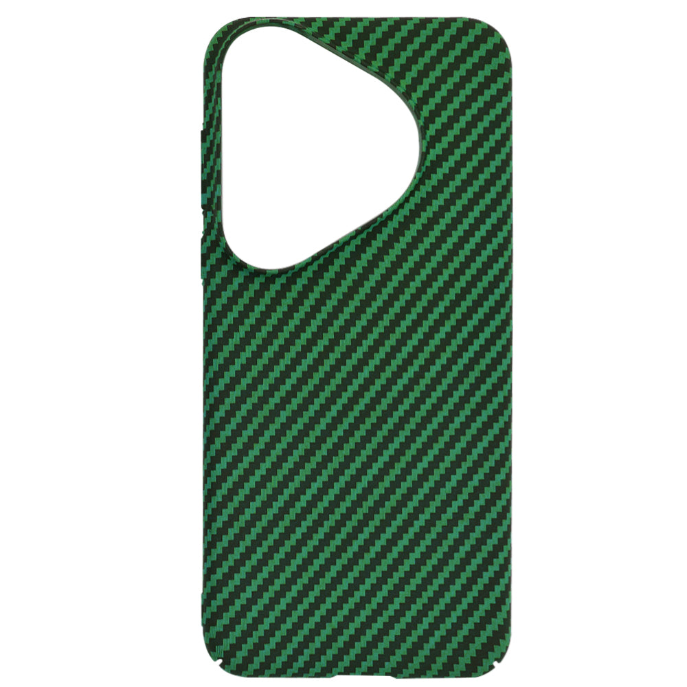 Ovitek za Huawei Pura 70 Pro, Techsuit, Carbonite FiberShell, Zeleno