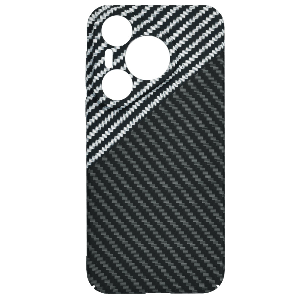 Ovitek za Huawei Pura 70, Techsuit, Carbonite FiberShell, Črno Siva