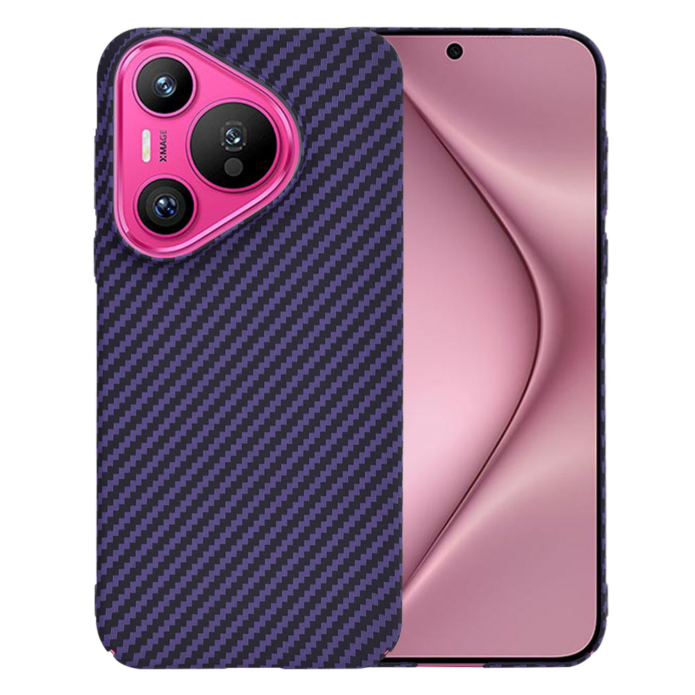 Ovitek za Huawei Pura 70, Techsuit, Carbonite FiberShell, Vijoličen