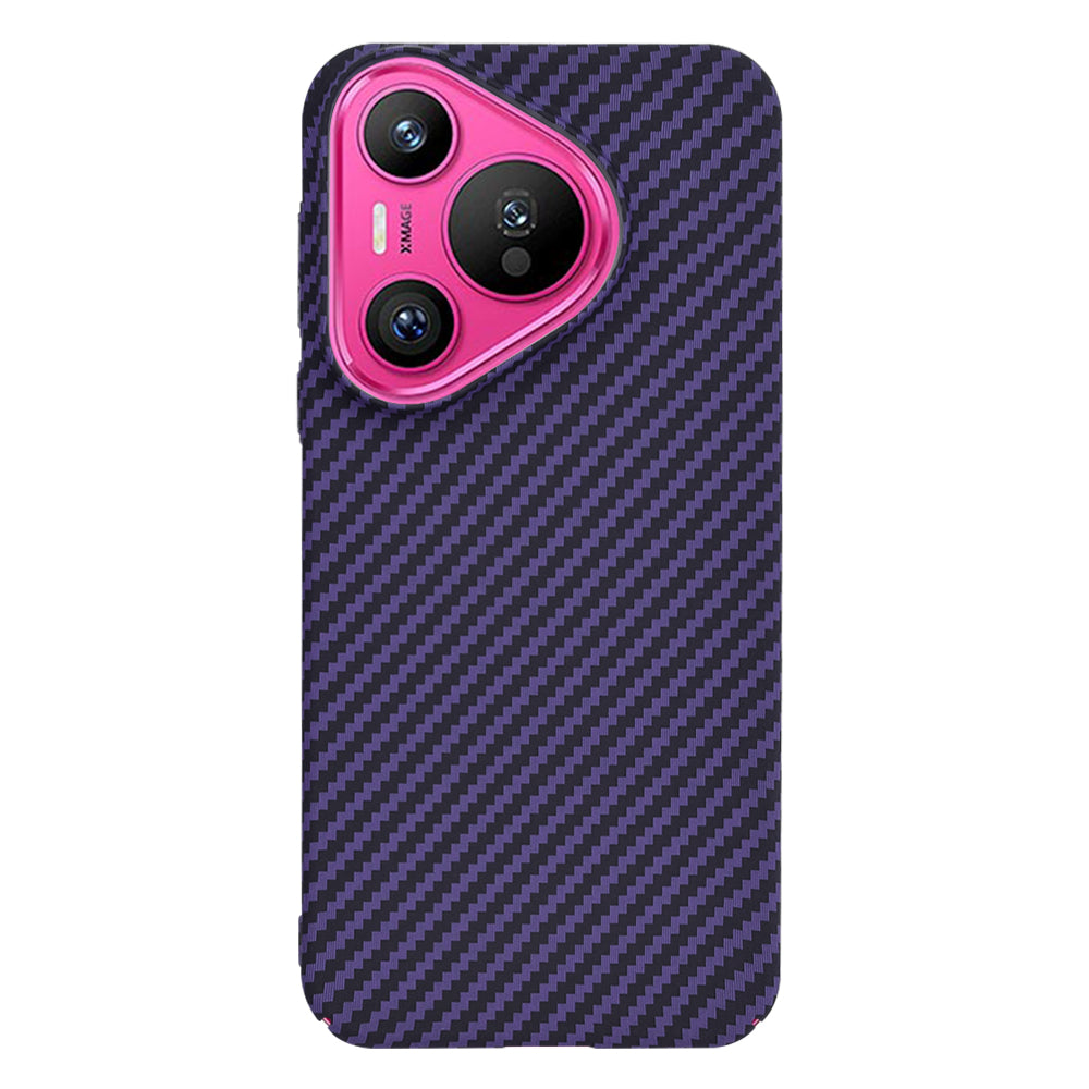 Ovitek za Huawei Pura 70, Techsuit, Carbonite FiberShell, Vijoličen