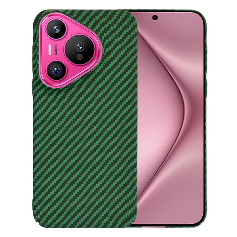 Ovitek za Huawei Pura 70, Techsuit, Carbonite FiberShell, Zeleno