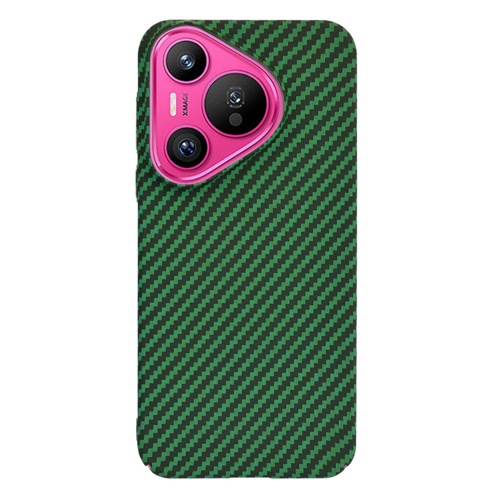 Ovitek za Huawei Pura 70, Techsuit, Carbonite FiberShell, Zeleno