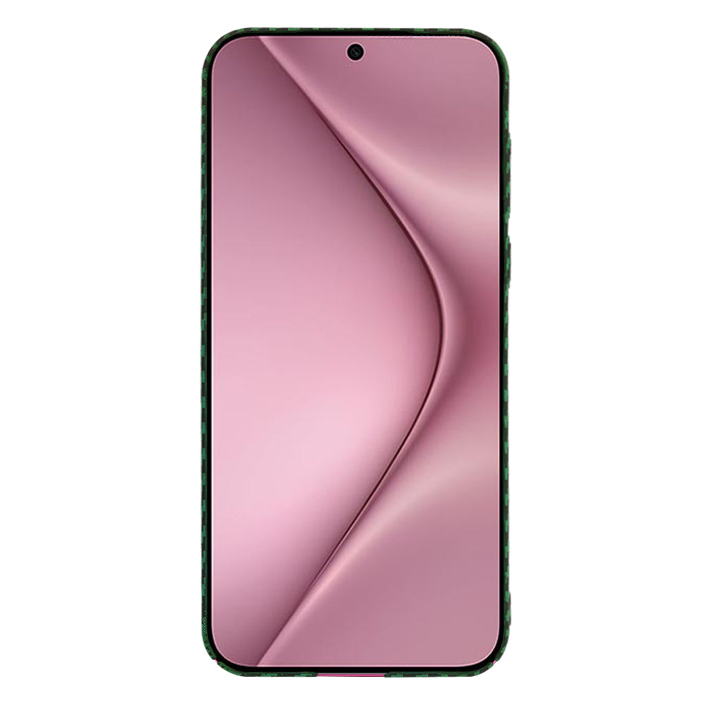 Ovitek za Huawei Pura 70, Techsuit, Carbonite FiberShell, Zeleno
