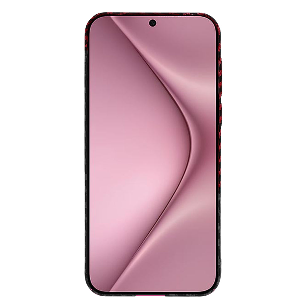 Ovitek za Huawei Pura 70, Techsuit, Carbonite FiberShell, Črno Rdeč
