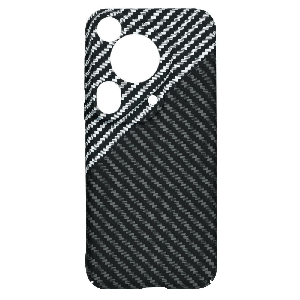 Ovitek za Huawei Pura 70 Ultra, Techsuit, Carbonite FiberShell, Črno Siva