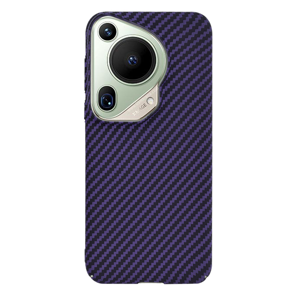 Ovitek za Huawei Pura 70 Ultra, Techsuit, Carbonite FiberShell, Vijoličen