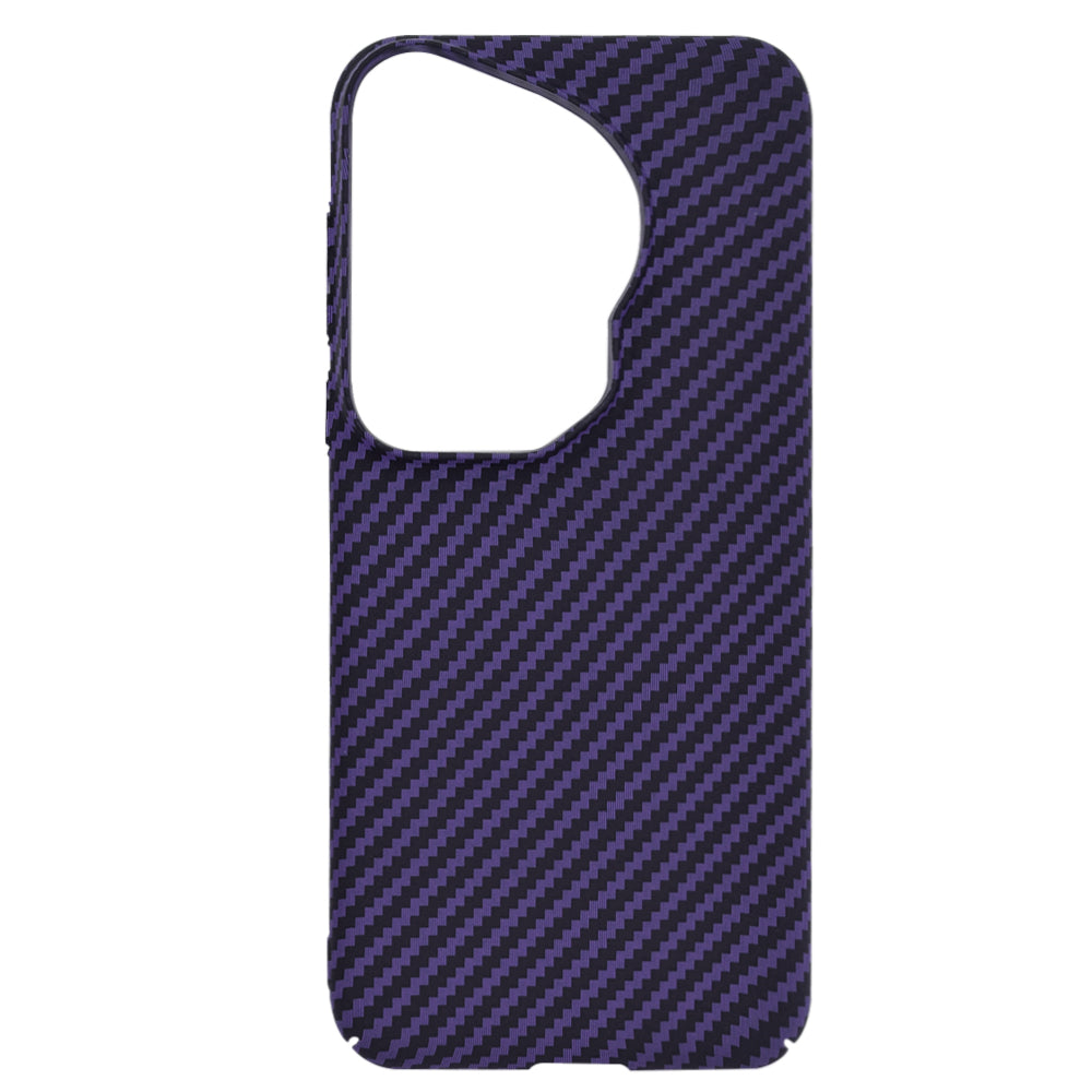 Ovitek za Huawei Pura 70 Ultra, Techsuit, Carbonite FiberShell, Vijoličen