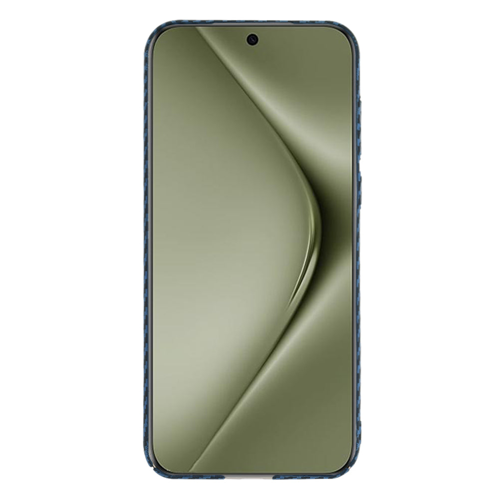 Ovitek za Huawei Pura 70 Ultra, Techsuit, Carbonite FiberShell, turkizna