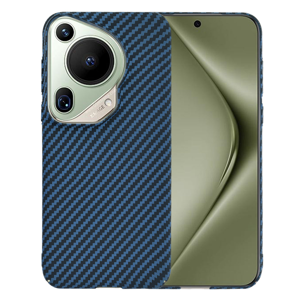 Ovitek za Huawei Pura 70 Ultra, Techsuit, Carbonite FiberShell, turkizna