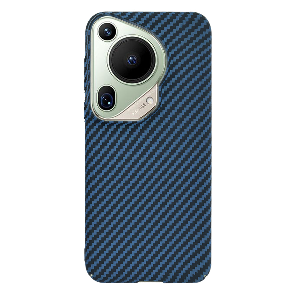 Ovitek za Huawei Pura 70 Ultra, Techsuit, Carbonite FiberShell, turkizna