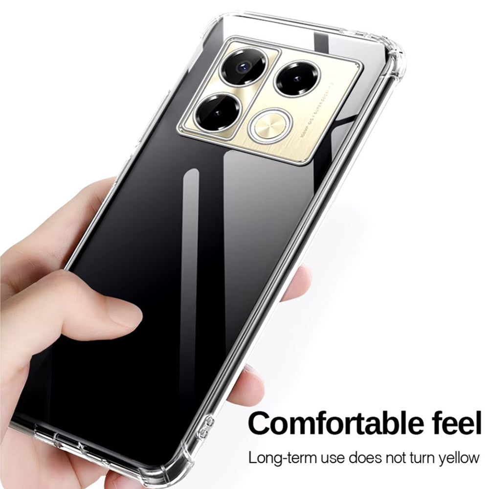 Ovitek za Infinix Note 40 Pro+, Techsuit, Shockproof Clear, Prozoren