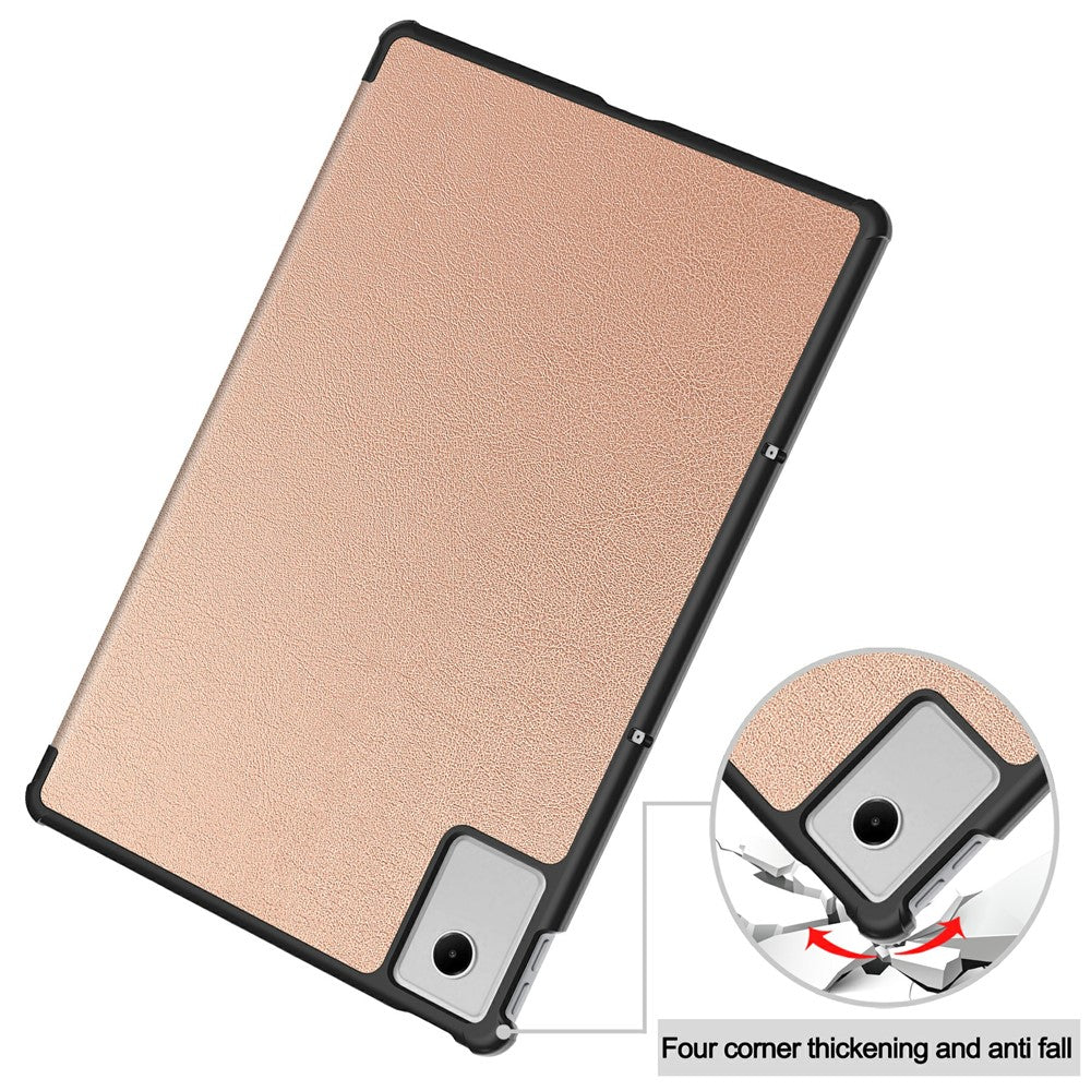 Ovitek za Lenovo Idea Tab Plus, Techsuit, FoldPro, Rožnato zlata
