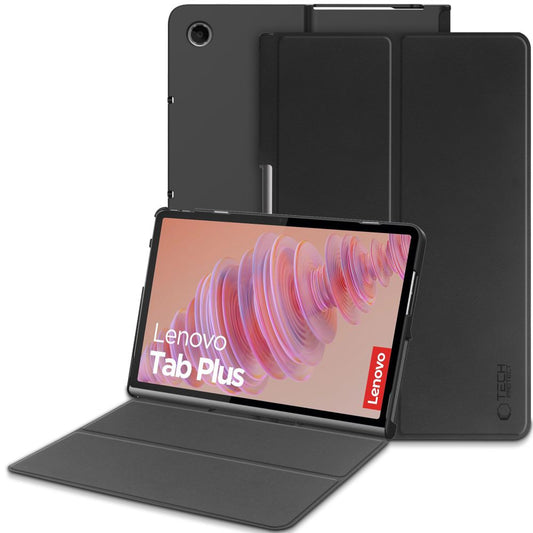 Ovitek za Lenovo Tab Plus 11,5 palca, Tech-Protect, SmartCase, črn
