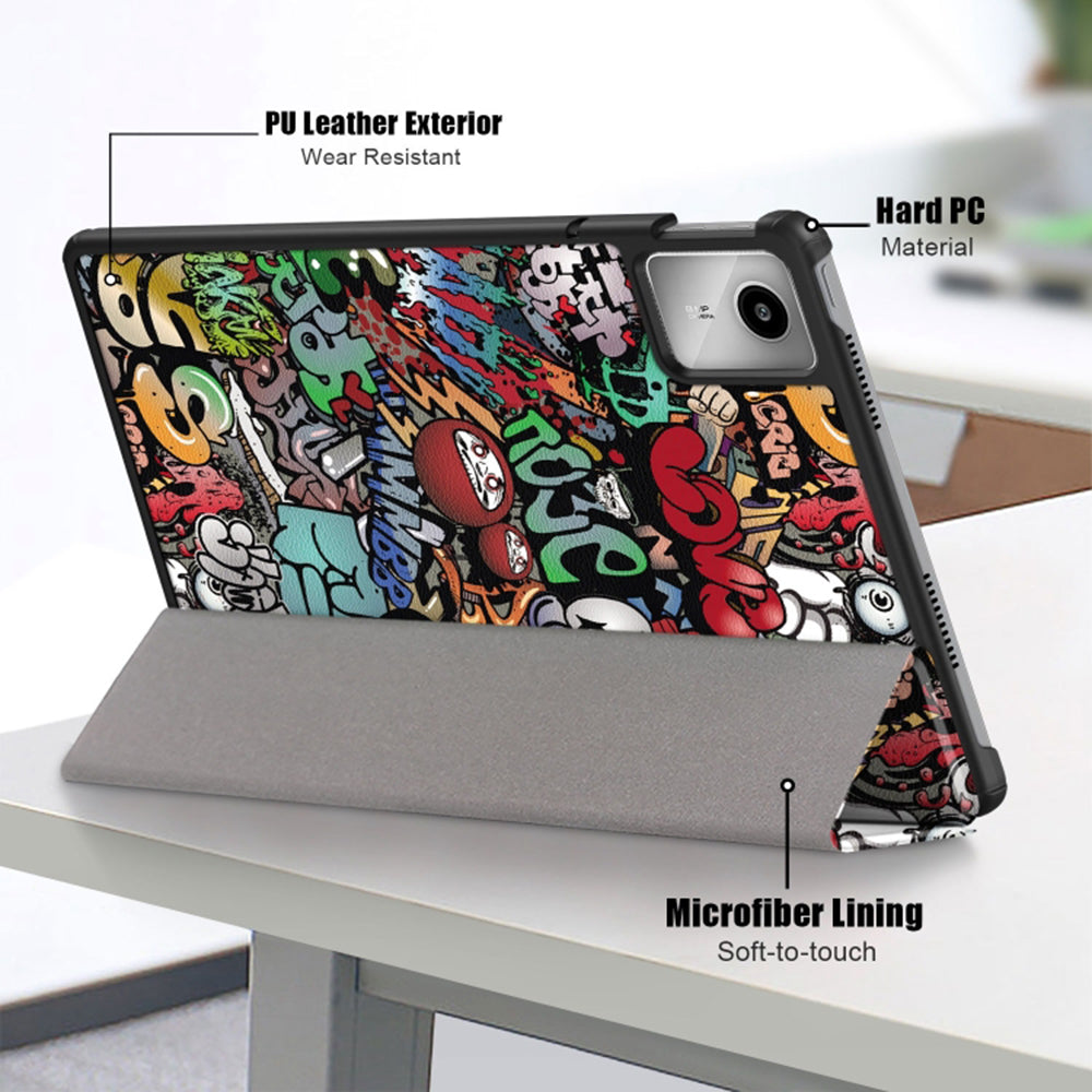 Ovitek za Lenovo Tab M11, Techsuit, FoldPro Urban Vibe, večbarven