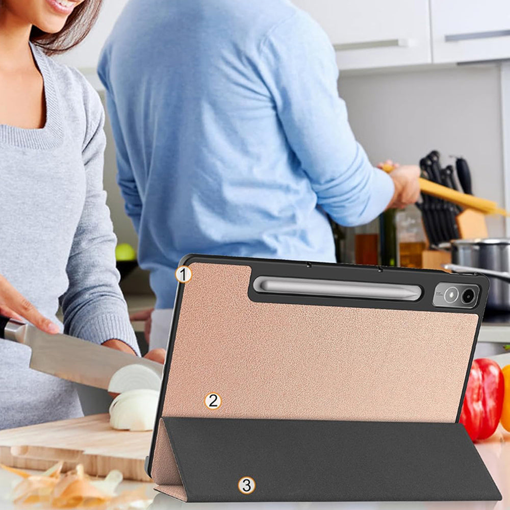 Ovitek za Lenovo Tab P12, Techsuit, FoldPro Urban Vibe, večbarven
