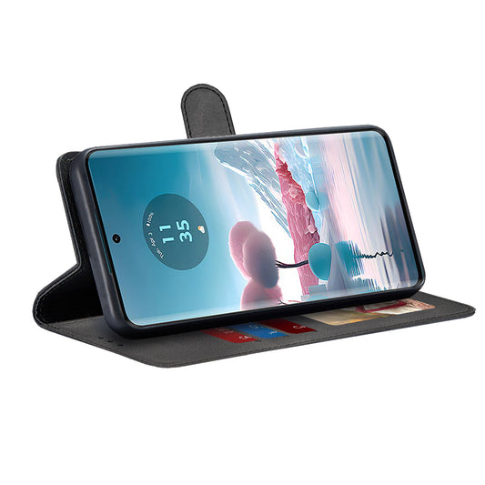 Ovitek za Motorola Edge 40 Neo, Techsuit, Diary Book, Črn