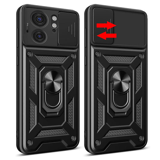 Ovitek za Motorola Edge 40, Techsuit, CamShield, Črn