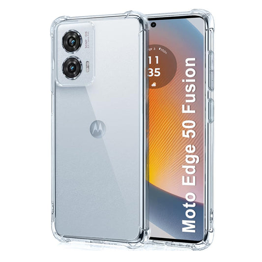 Ovitek za Motorola Edge 50 Fusion, Techsuit, Proti udarcem Prozoren
