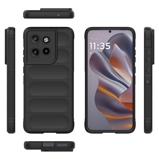 Ovitek za Motorola Edge 60 Neo / Edge 50 Neo, Techsuit, Magic Shield, Črn