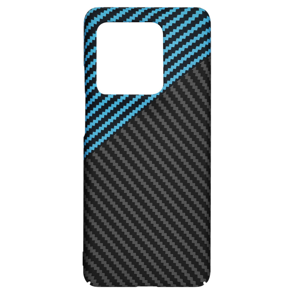 Ovitek za Motorola Edge 50 Ultra, Techsuit, Carbonite FiberShell, Črna Bleu