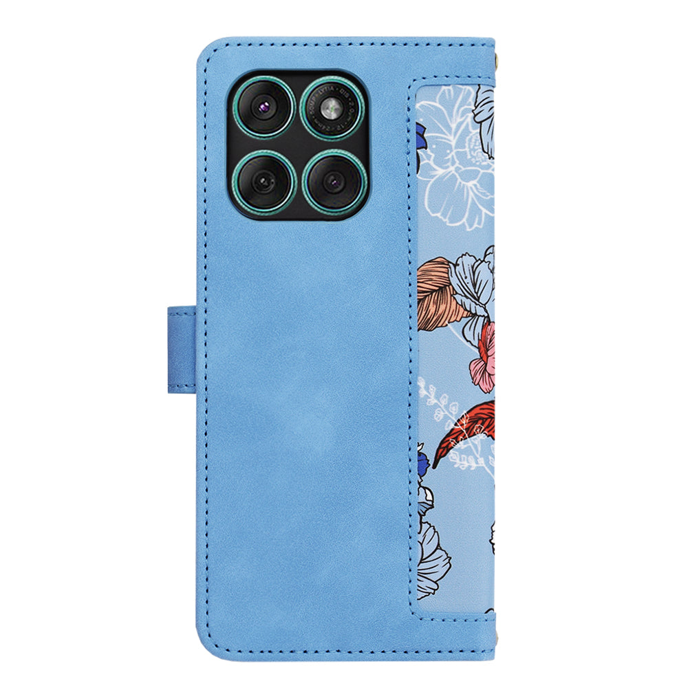 Ovitek za Motorola Edge 60 Fusion / Edge 60, Techsuit, FlipCraft, modra