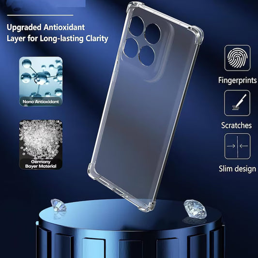 Ovitek za Motorola Edge 60 Fusion / Edge 60, Techsuit, prozoren, odporen na udarce