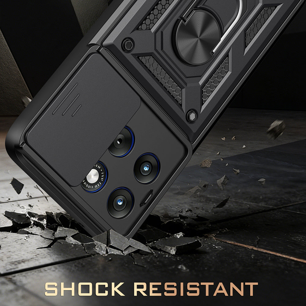 Ovitek za Motorola Edge 70 Fusion, Techsuit, CamShield, Modra