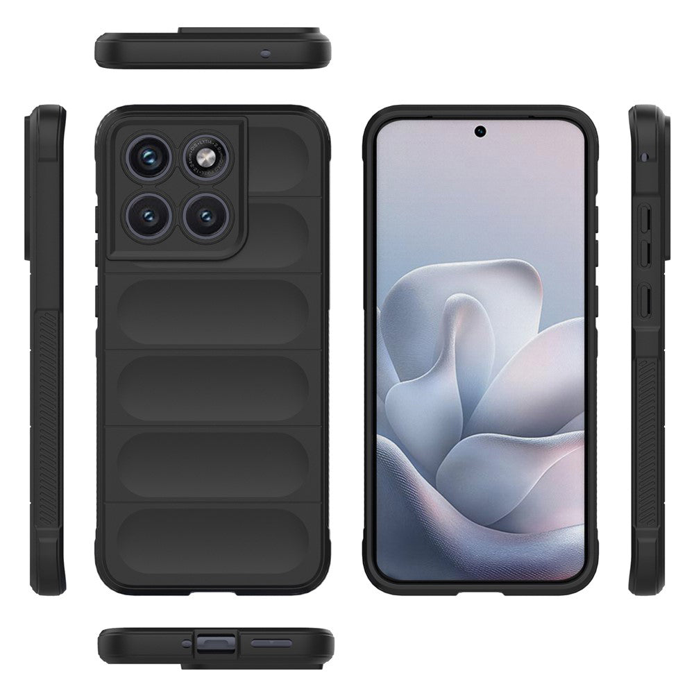 Ovitek za Motorola Edge 70 Fusion, Techsuit, Magic Shield, Črn