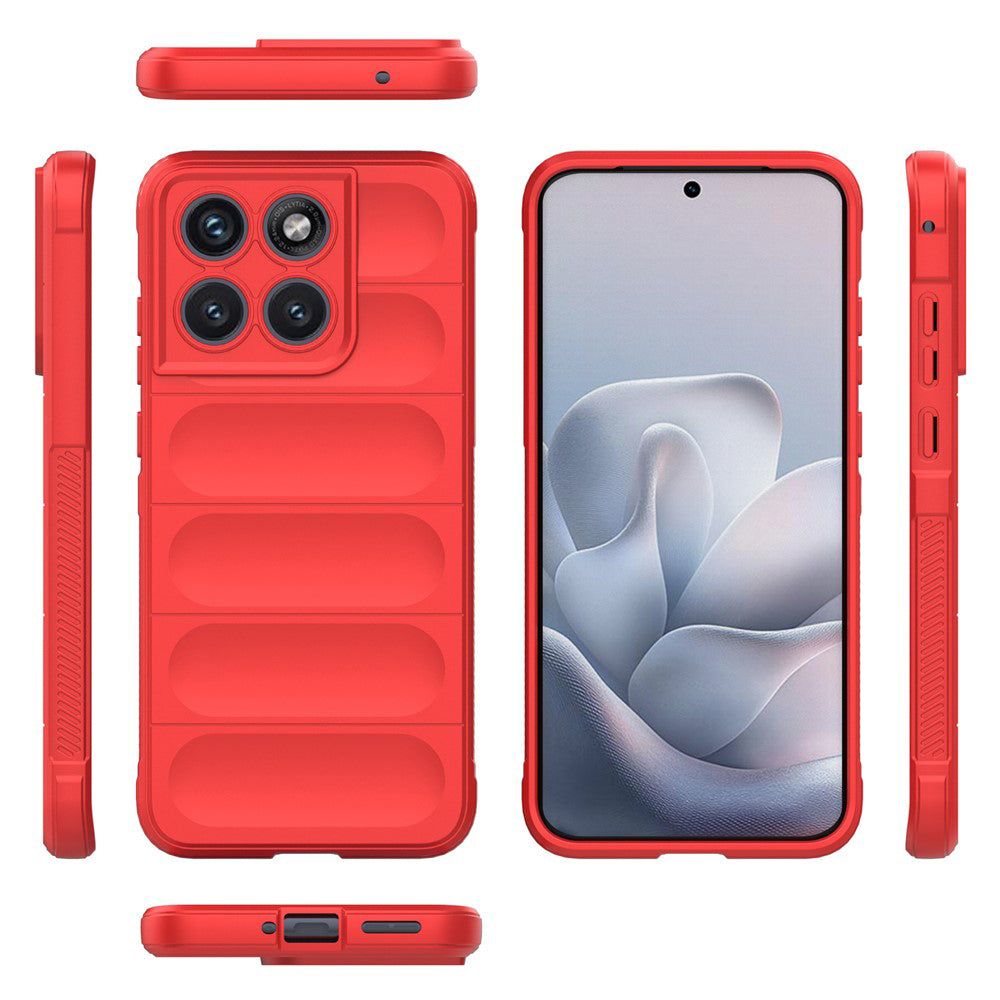 Ovitek za Motorola Edge 70 Fusion, Techsuit, Magic Shield, rdeč