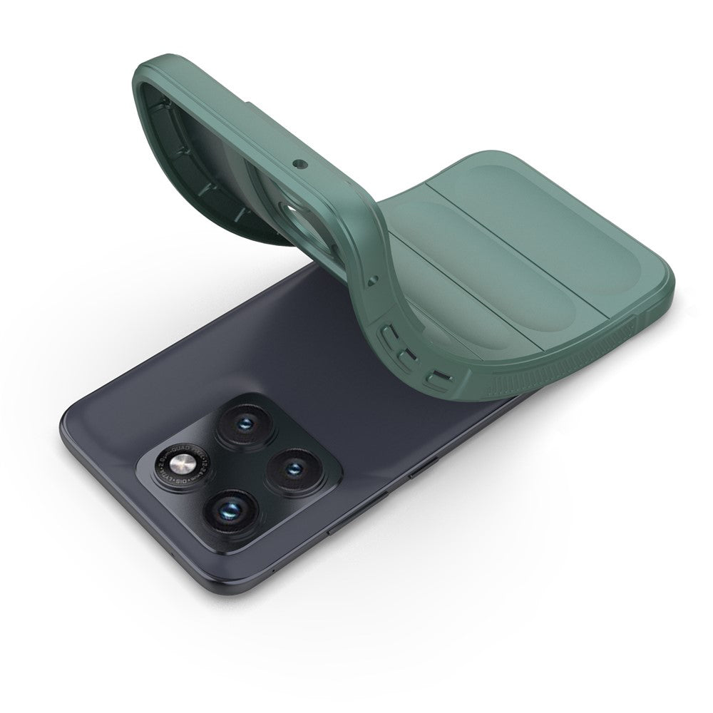 Ovitek za Motorola Edge 70 Fusion, Techsuit, Magic Shield, Zeleno