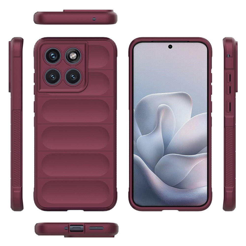 Ovitek za Motorola Edge 70 Fusion, Techsuit, Magic Shield, Vijoličen