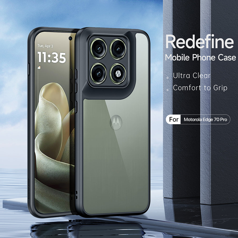 Ovitek za Motorola Edge 70 Pro, DUX DUCIS, Aimo, Črn