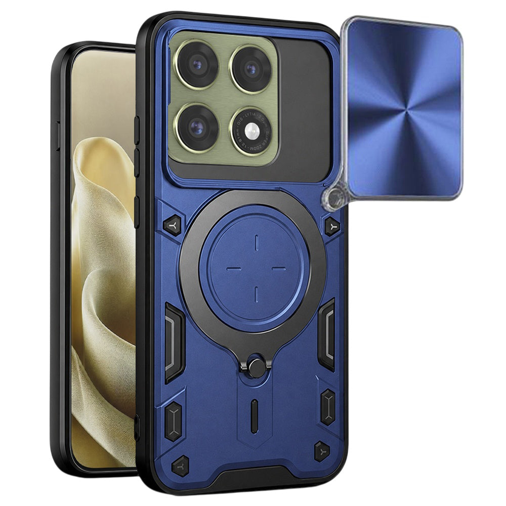 Ovitek za Motorola Edge 70 Pro, Techsuit, CamGuard Pro, modra