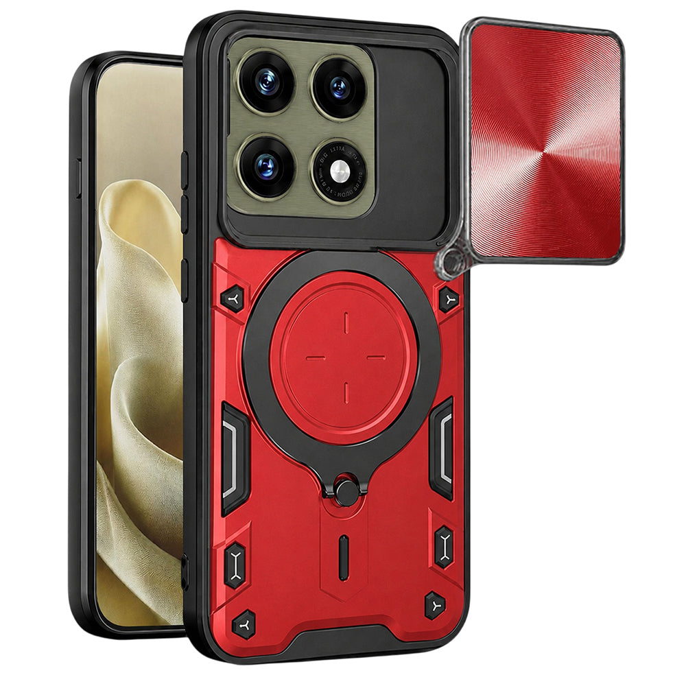 Ovitek za Motorola Edge 70 Pro, Techsuit, CamGuard Pro, rdeč