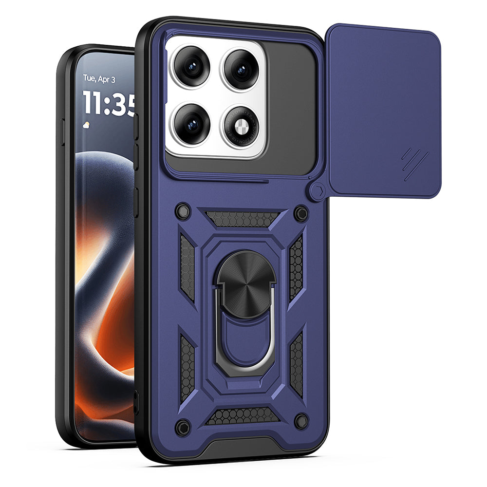 Ovitek za Motorola Edge 70 Pro, Techsuit, CamShield, modra
