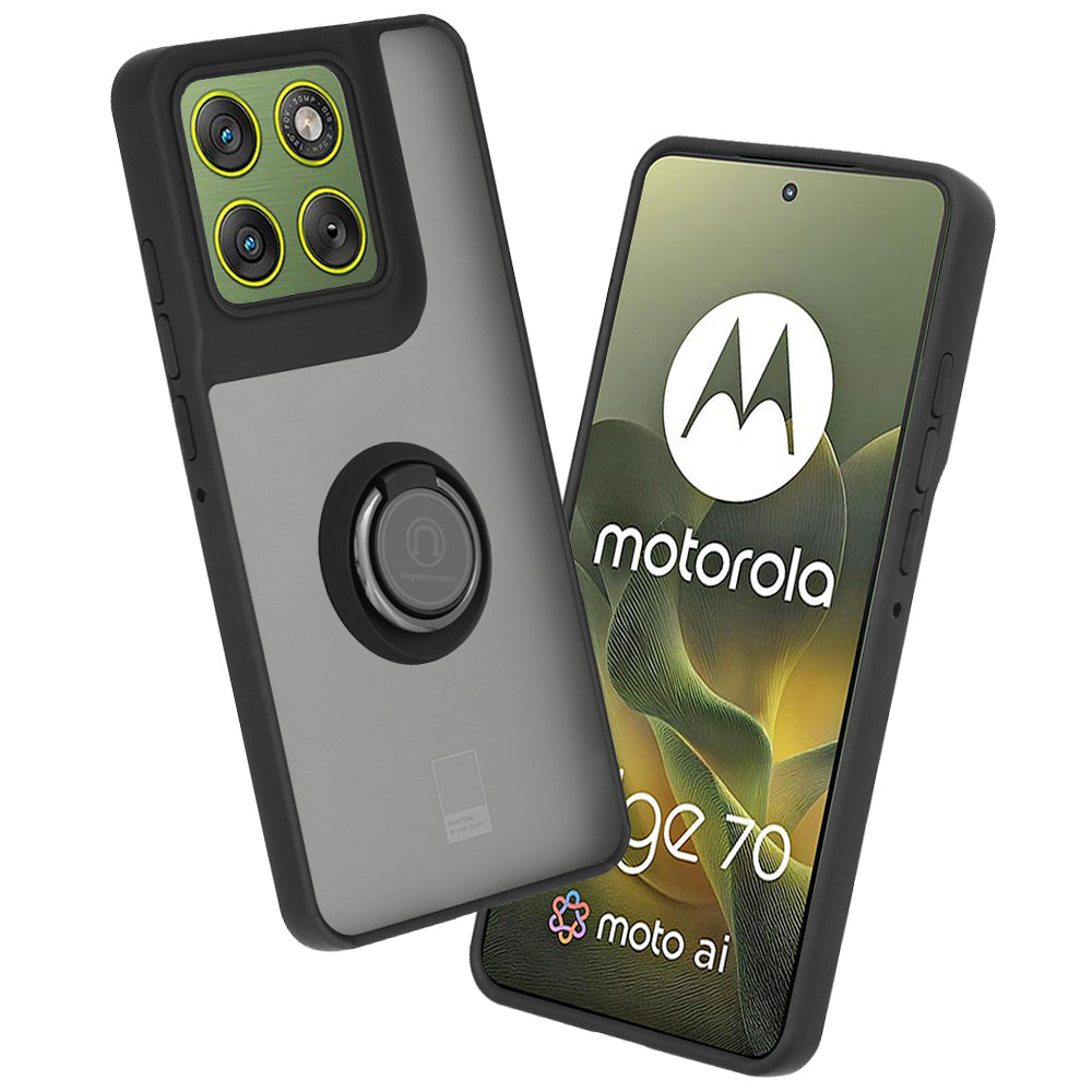 Ovitek za Motorola Edge 70, Techsuit, Glinth, Črn