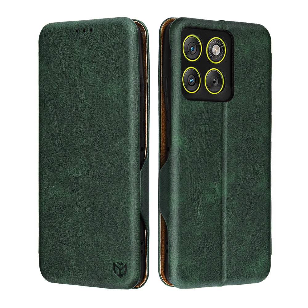 Ovitek za Motorola Edge 70, Techsuit, Safe Wallet Plus, Zelen
