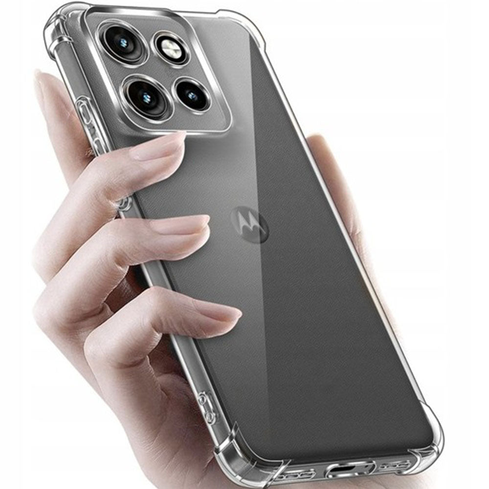 Ovitek za Motorola Edge 70, Techsuit, Shockproof Clear, Prozoren