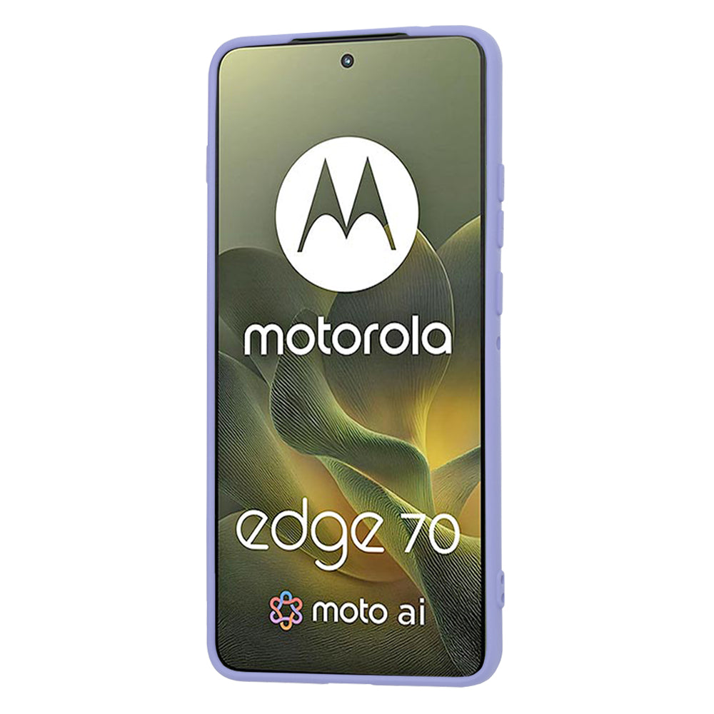 Ovitek za Motorola Edge 70, Techsuit, SoftFlex, Svetlo vijolična