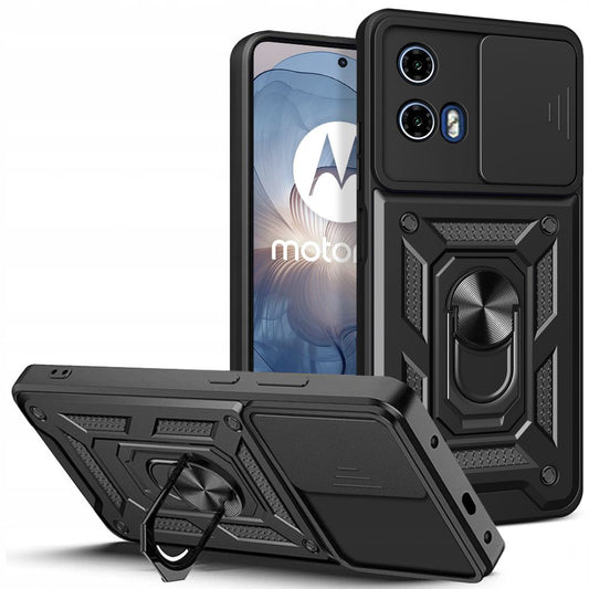 Ovitek za Motorola Moto E14 / G24 Power / G04 / G24, Tech-Protect, CamShield Pro, Črn