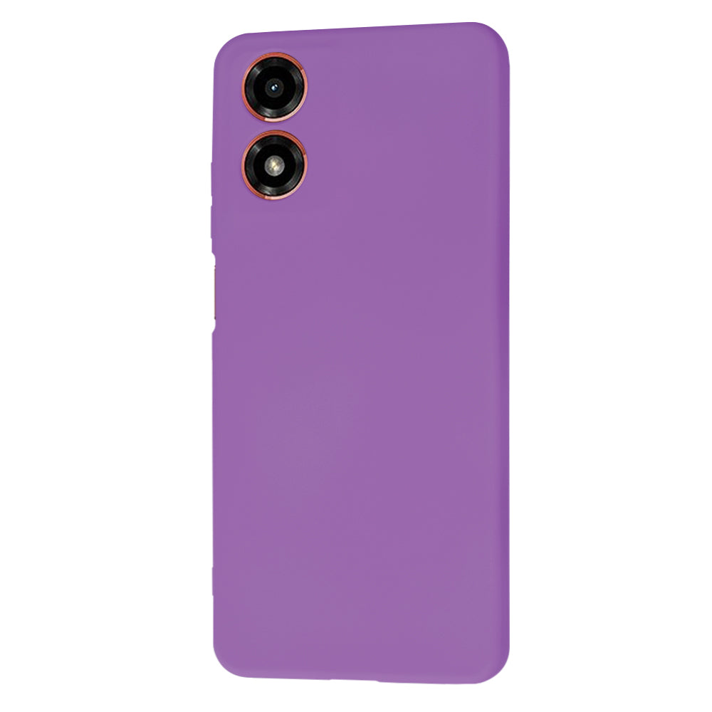 Ovitek za Motorola Moto G04s / E14 / G04, Techsuit, SoftFlex, Vijolična