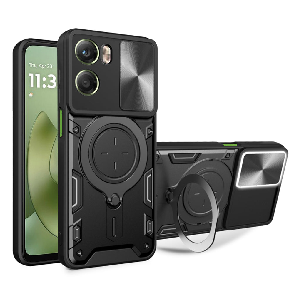Ovitek za Motorola Moto G06, Techsuit, CamGuard Pro, Črn