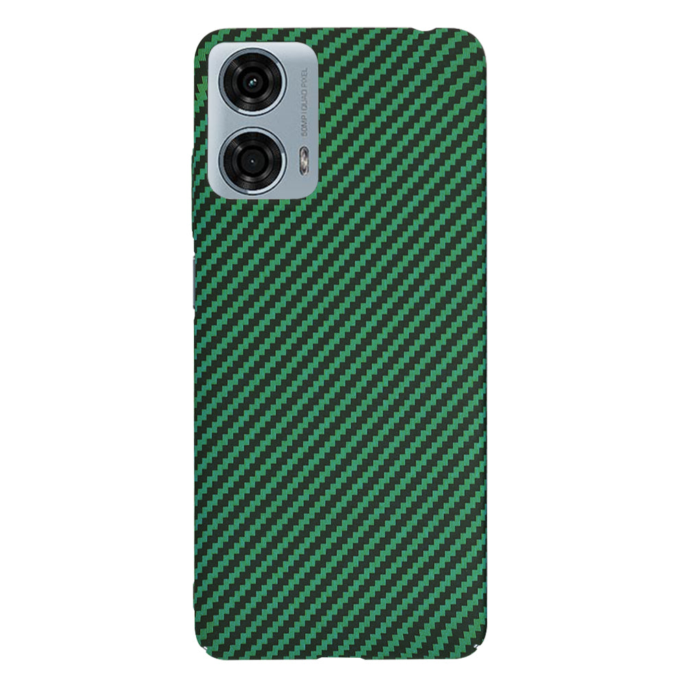 Ovitek za Motorola Moto G24 Power, Techsuit, Carbonite FiberShell, Zelen