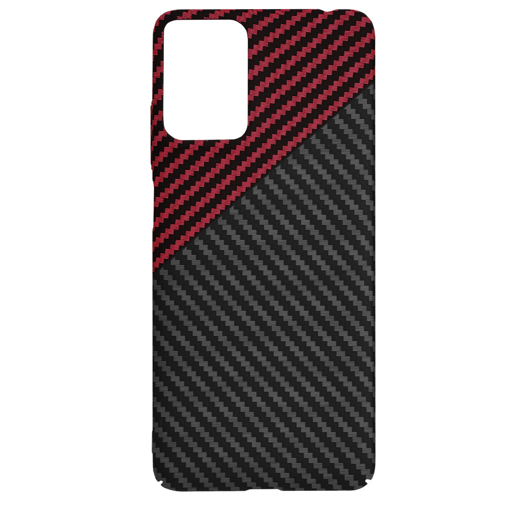 Ovitek za Motorola Moto G24 Power, Techsuit, Carbonite FiberShell, Črno Rdeč