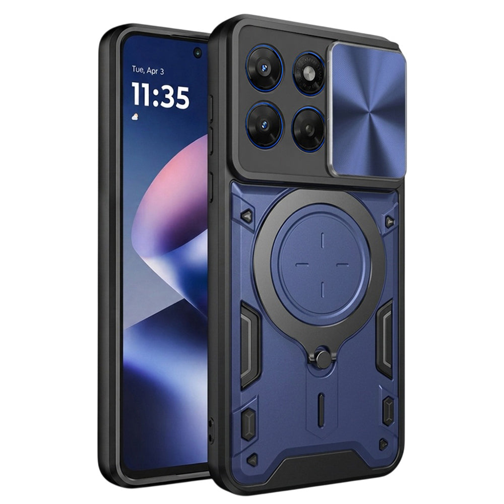 Ovitek za Motorola Moto G47 / G37, Techsuit, CamGuard Pro, modra