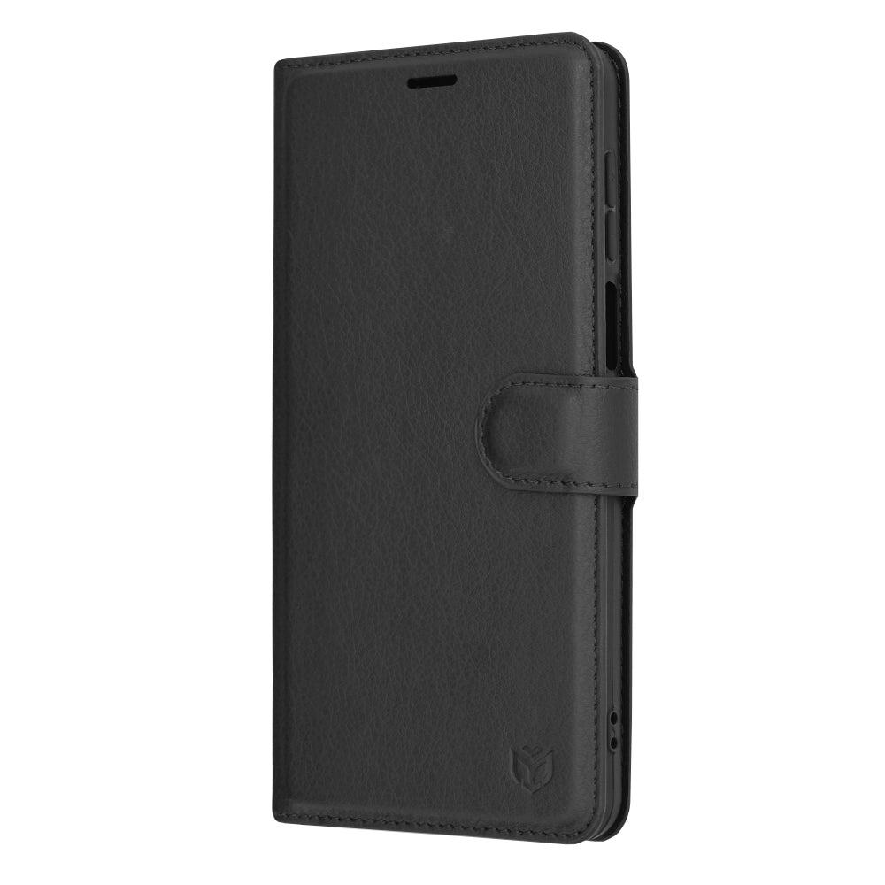 Ovitek za Motorola Moto G54, Techsuit, Leather Folio, Črna